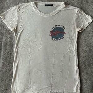 Brandy Melville white California Tee